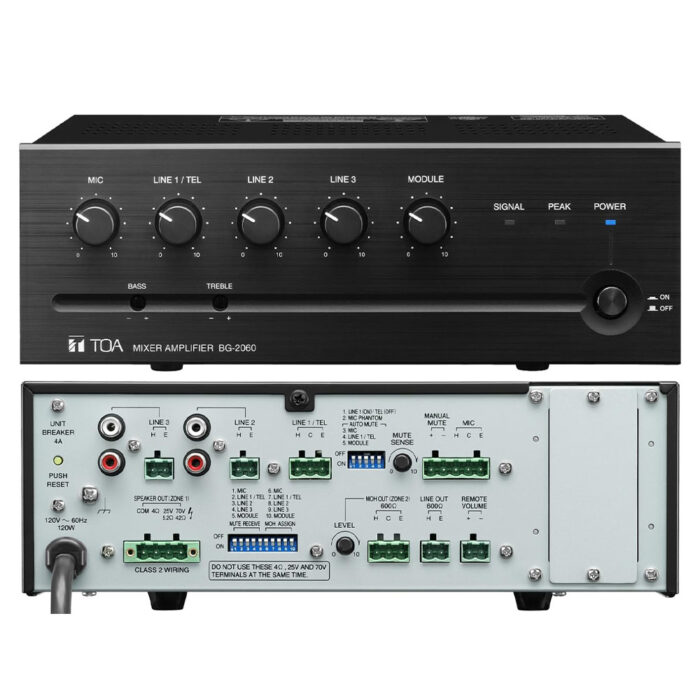 TOA BG2060 Amplifier